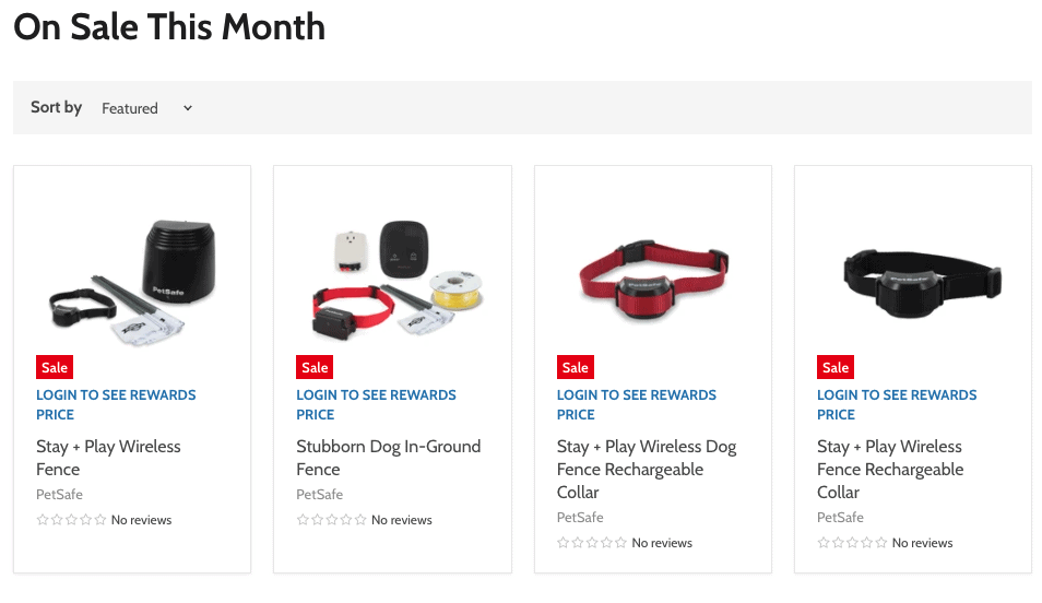 Featured on sale products Shopify collection