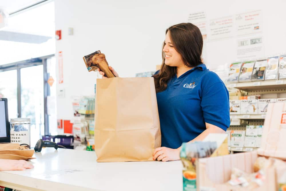 Concord employee bagging order